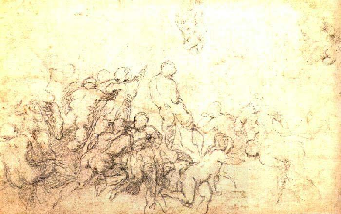 Michelangelo Buonarroti Study for the Battle of Cascina China oil painting art